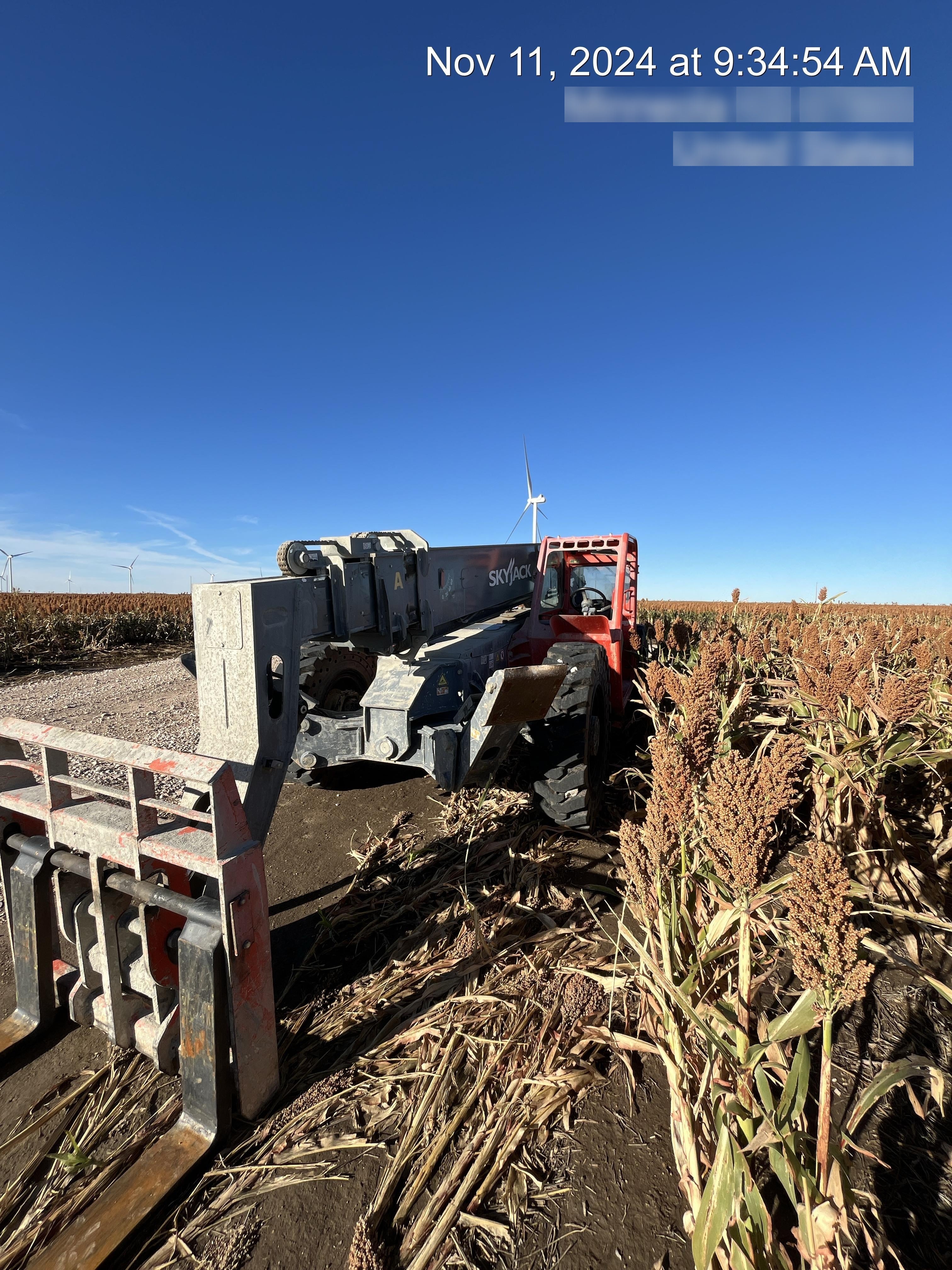 2016 Skyjack SJ1056 TH 10K Telehandler