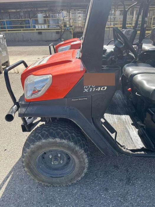 2020 Kubota RTV-X1140W-H 4WD, LED Strobe, Windshield Tempered Glass, Plastic Canopy, Wire Harness Kit, Backup Alarm