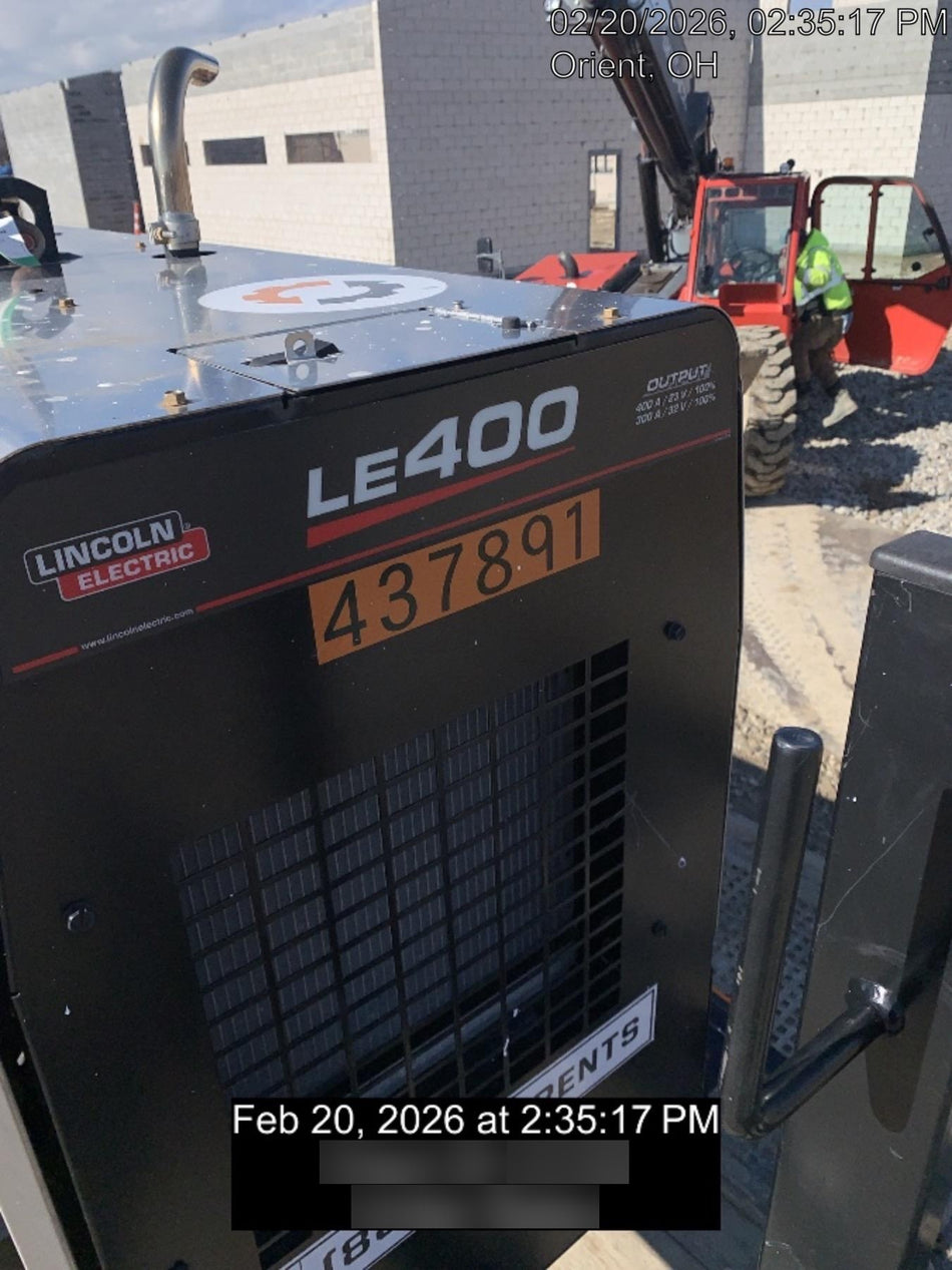 2024 Lincoln Electric LE400 Kubota V1505, Trlr, Cable Rack, Light Kit, ES Decals, T3