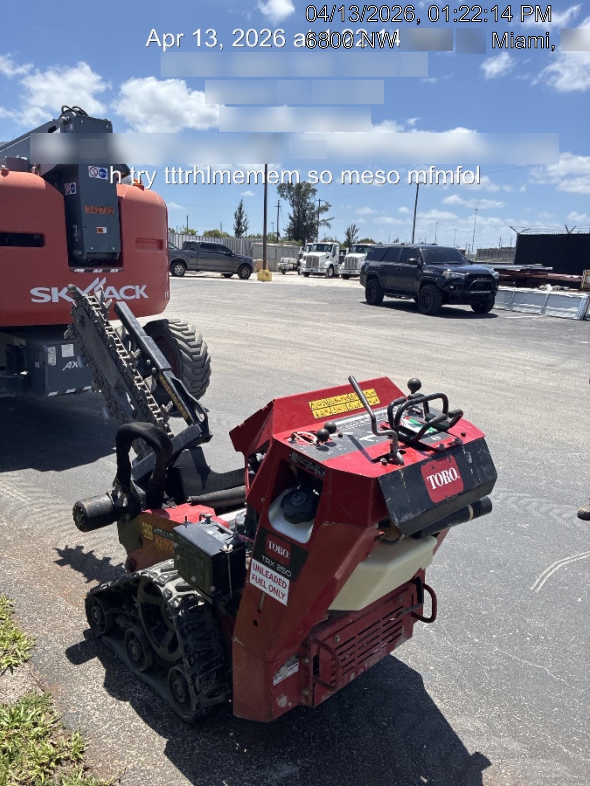 2022 TORO TRX-250