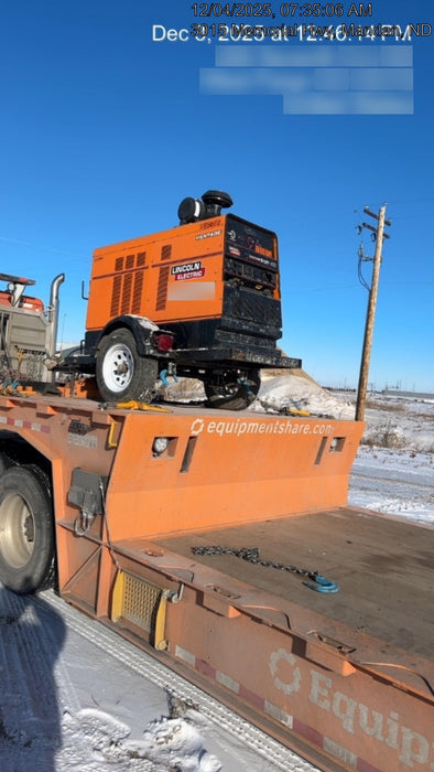 2021 Lincoln Electric Vantage 549X Ready Pak 3, ORANGE (includes trailer, cable rack, fender light kit)