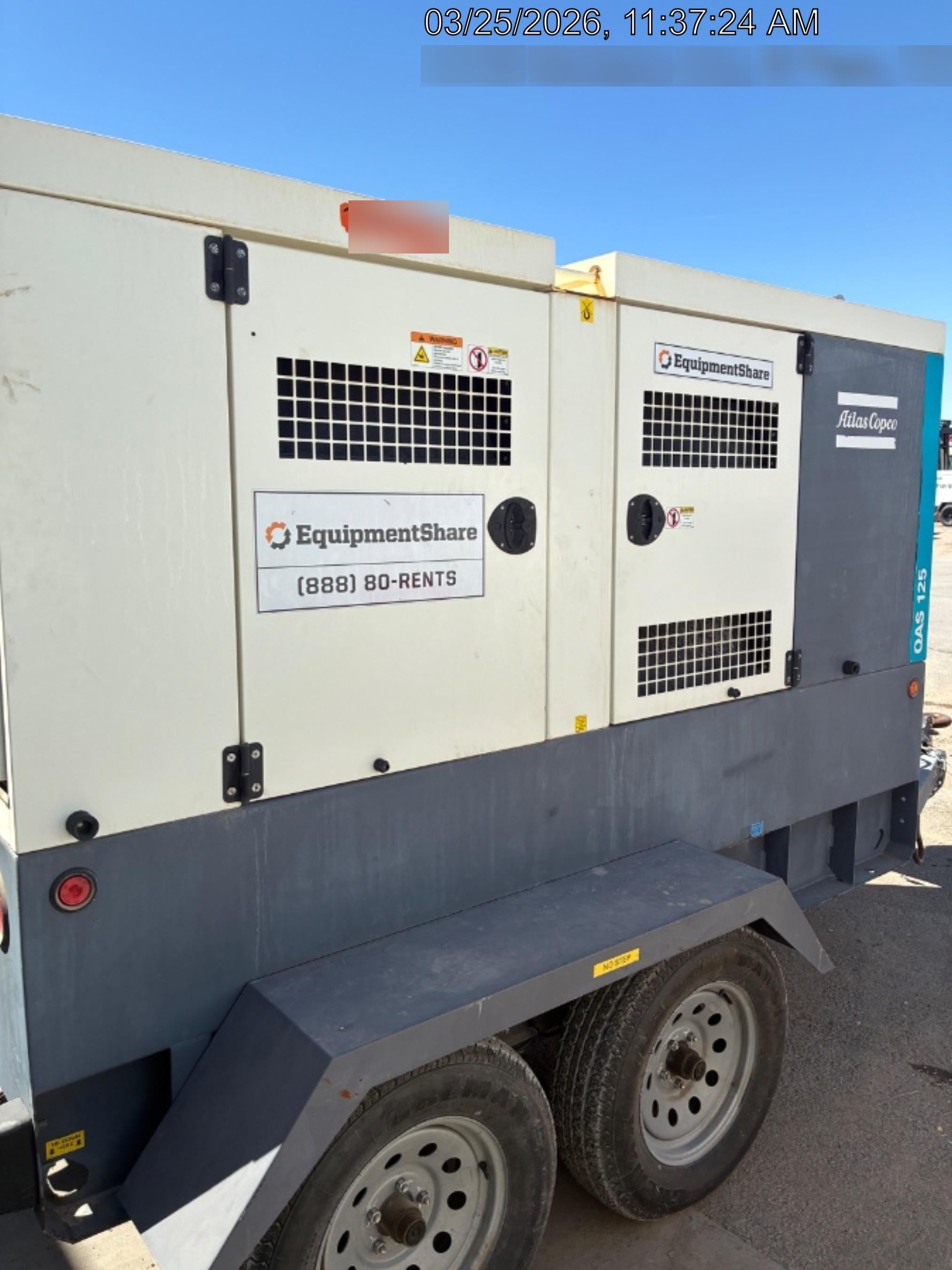 2020 ATLAS COPCO QAS 125