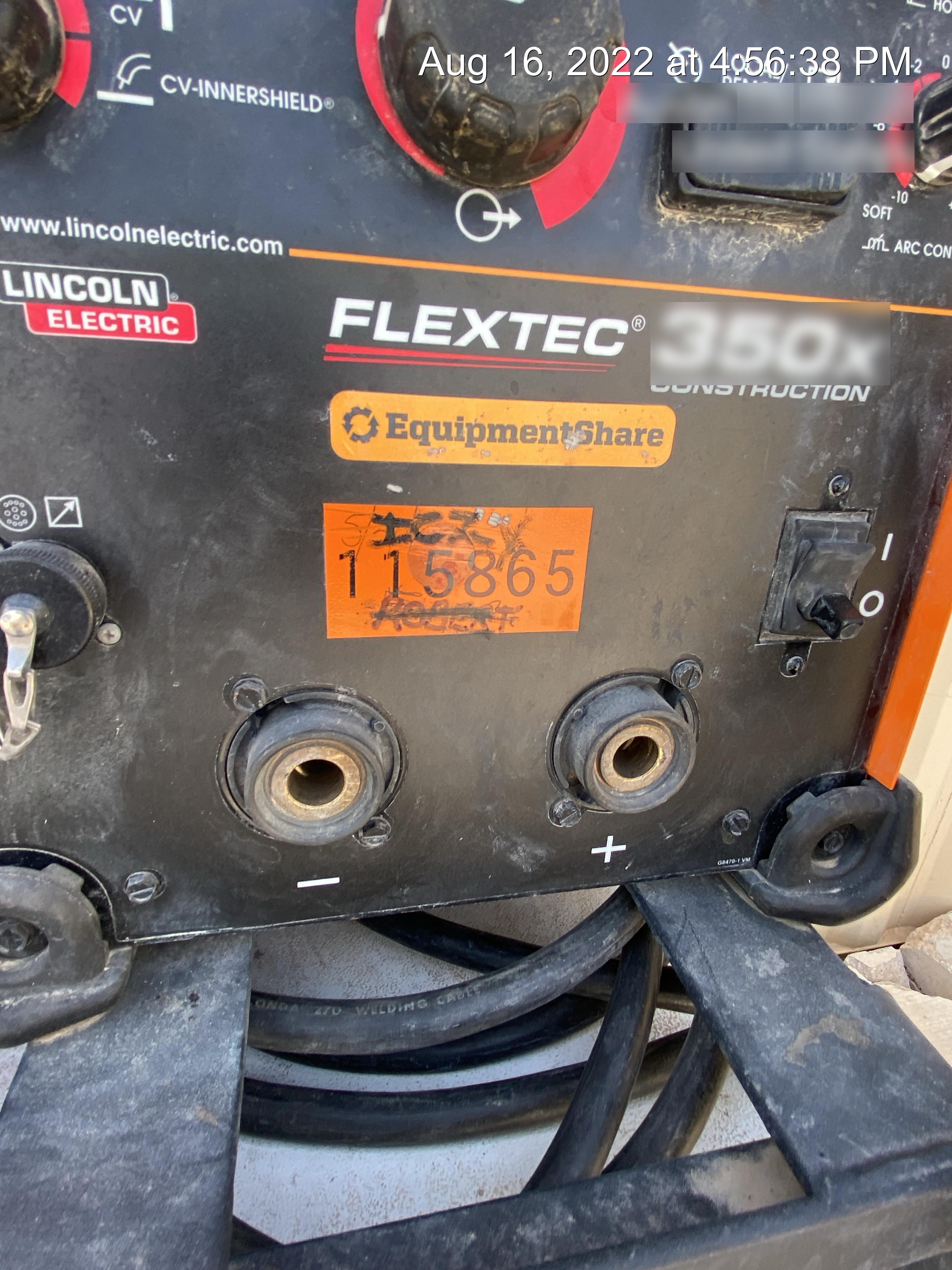 2020 LINCOLN ELECTRIC FLEXTEC 350X