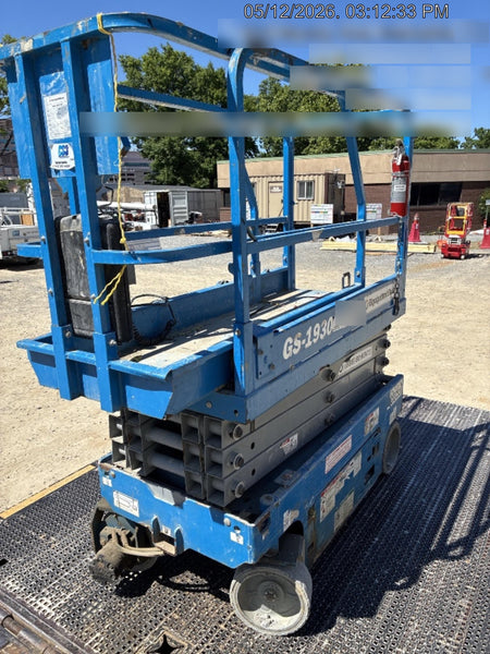 2019 Genie GS-1930 Fixed Rails with Chain Entry