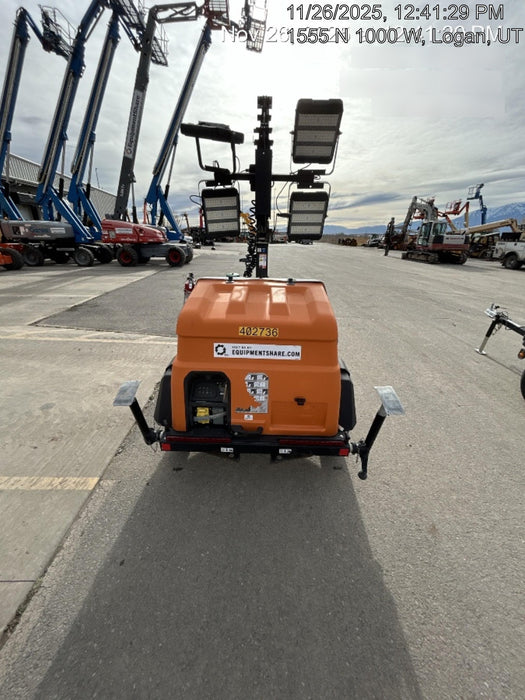 2024 Generac MLT2 Diesel, Flex Switch 120V Input, Powerzone Controller, 
(4) 320W LED Lights, 4kW Generator, 39.9 Gal Fuel Tank, 2" Ball, T3