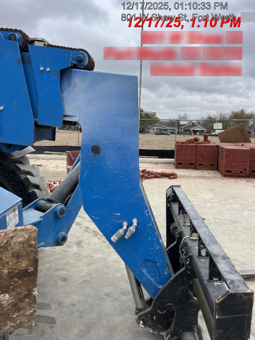 2018 Genie GTH-1056 GTH-1056 w/Open ROPS, Solid Tires, Work Lights, 60" carriage/forks, cab mesh, beacon