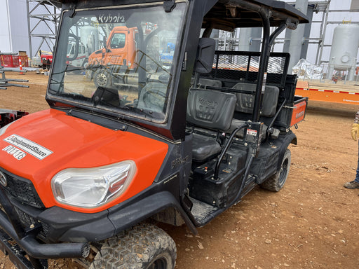 Kubota RTV-X1140W-H 4WD, LED Strobe, Windshield Acrylic Clear, Plastic Canopy, Wire Harness Kit, Backup Alarm