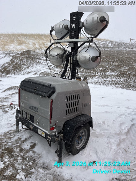2019 Wacker Neuson LTV6L-MH Wacker Neuson LTV6L Mobile Light Tower w/Fuel Level Sensor Installed