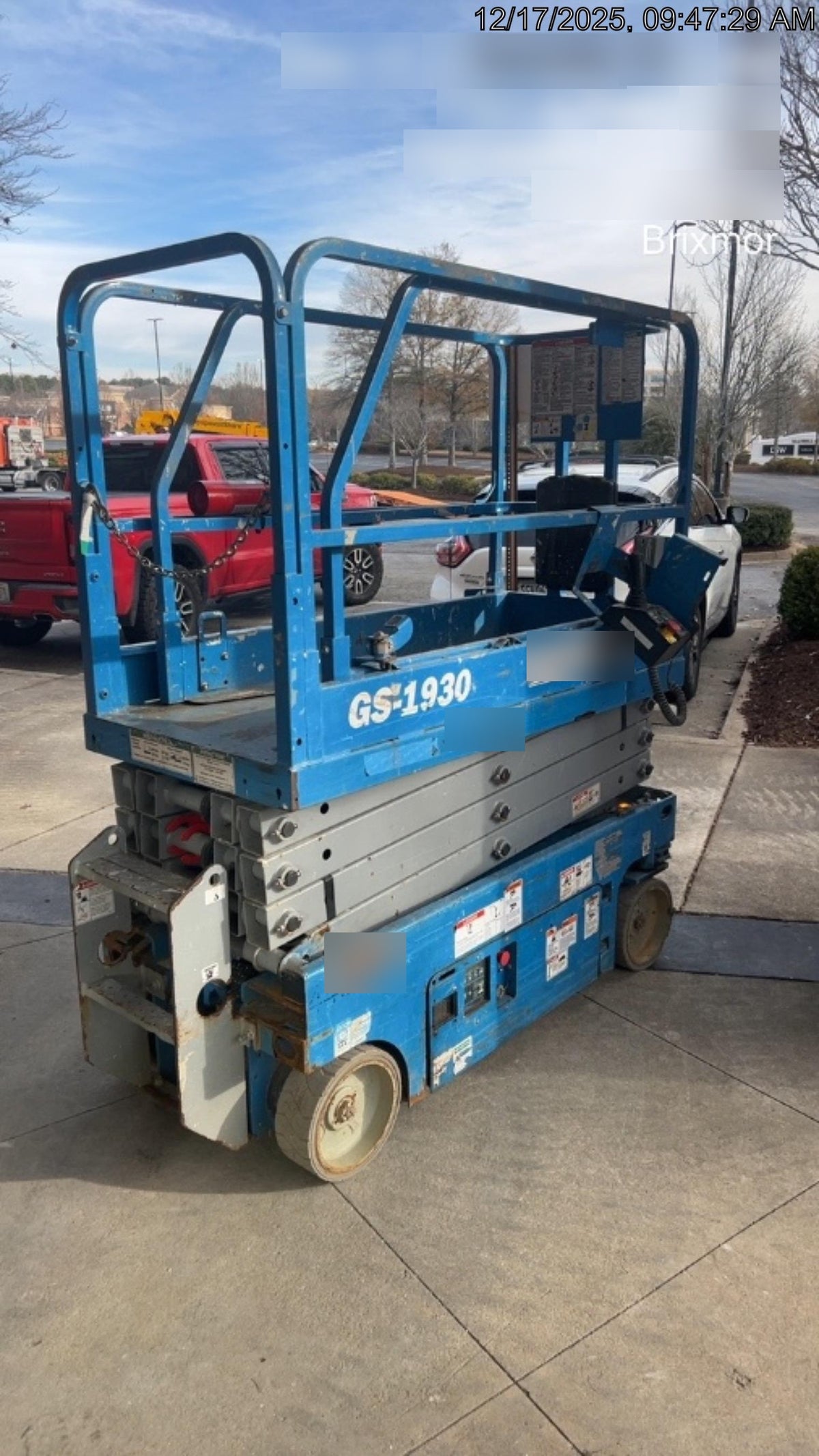 2019 Genie GS-1930 Fixed rails with chain Entry