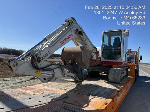 2019 Takeuchi TB290 Takeuchi TB290 Cab/Heat/AC w/Rubber Tracks, Auxiliary Hydraulics, Dozer Blade, Manual QC, 18/24/36" Buckets, Hydraulic Thumb Installed