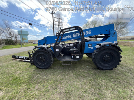 2017 Genie GTH-636 Genie GTH636, Solid RT Tires, T4F, worklights (LED, rear), Open ROPS