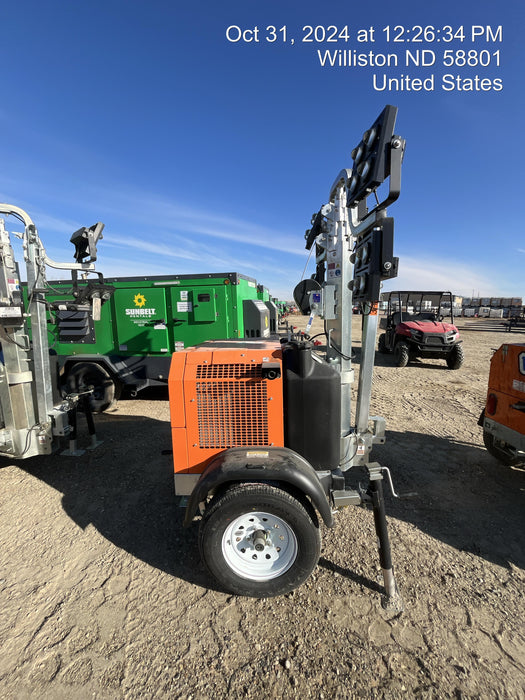 2024 Wanco WLTT-4MM4K Diesel, Deep Sea Controller, Shore Power Plug, Auto Start, (4) 350W LED Floodlights, 4kW Generator, 60 Gal Fuel Tank, 2" Ball, T3