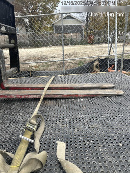 2018 Manitou MTA8044 MTA 8044 - 74 HP T4, Canopy, Worklights/Strobe, Beacon, 66" Carriage, 48" Forks, Solid Tires, Lift Hook, Aux Hydraulics