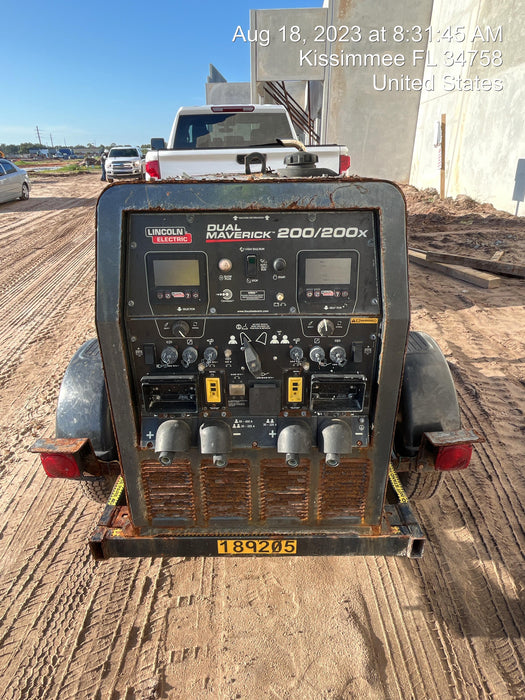 2021 Lincoln Electric Dual Maverick 200/200X Ready Pak 3, Includes Trailer, Cable Rack, Fender Light Kit