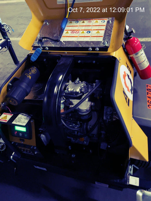 2022 Allmand NLV3GR (4) LED Light Fixture 350W, 23' Vertical Mast, 3kW Prime, Towable, ES Decals, T3