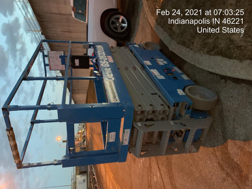 2019 Genie GS-2632 Folding rails with half height swing gate