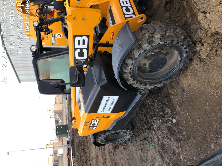 2020 JCB 505-20TC Canopy, Solid Tires, Work Lights, Beacon, Aux Hydraulics, Back up Alarm, ES Decals