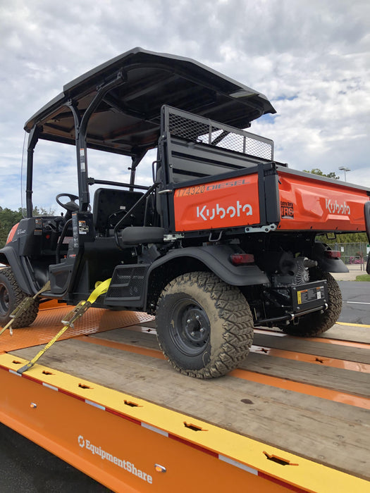 2022 Kubota RTV-X1140W-H Plastic Canopy, Windshield Acrylic Clear, LED Strobe Light, Wire Harness Kit, Back up Alarm