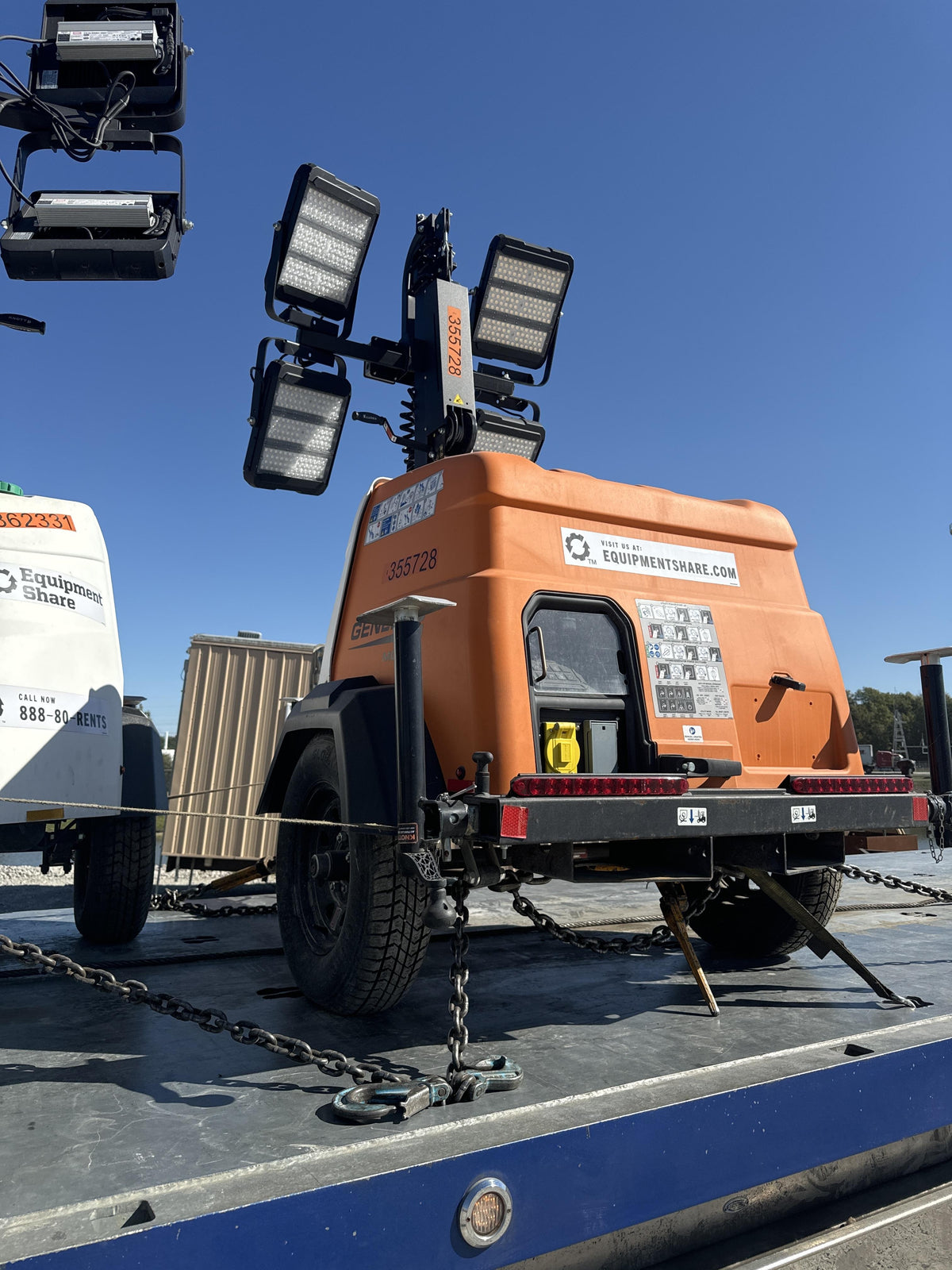2023 Generac MLT2 Diesel, Flex Switch 120V Input, Powerzone Controller, 
(4) 320W LED Lights, 4kW Generator, 39.9 Gal Fuel Tank, 2" Ball, T3