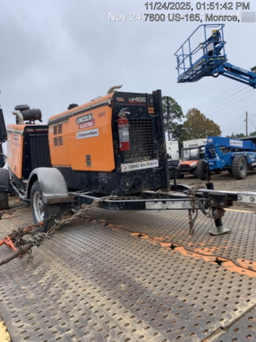 2022 Lincoln Electric LE400 Kubota V1505, Trlr, Cable Rack, Light Kit, ES Decals, T3