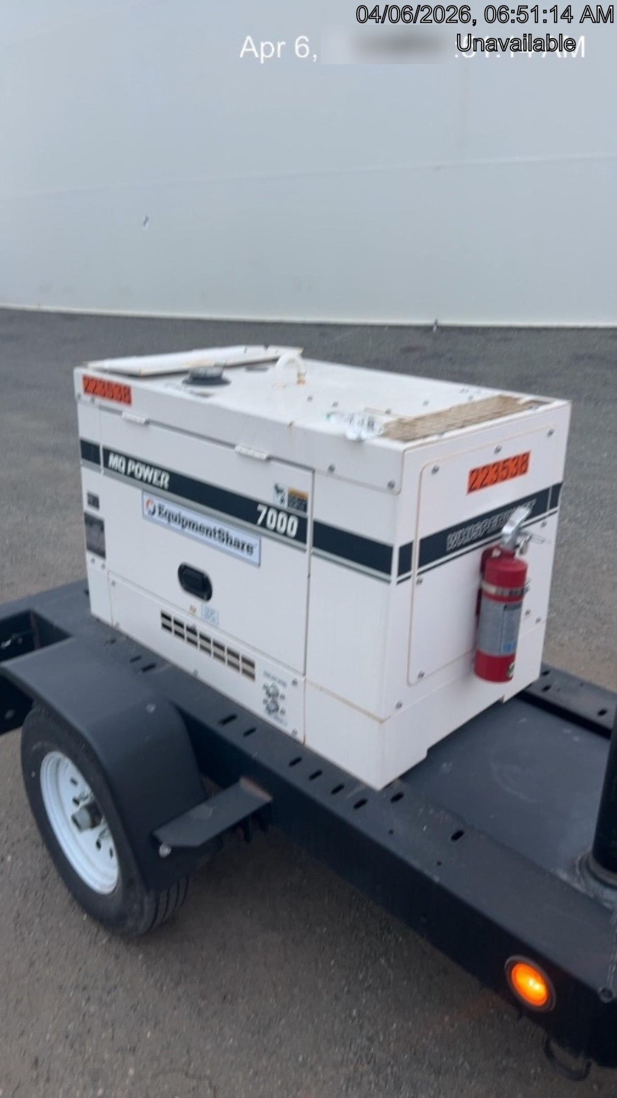 2022 Multiquip DA7000SSA3 Kubota Diesel, Trailer Mounted Package