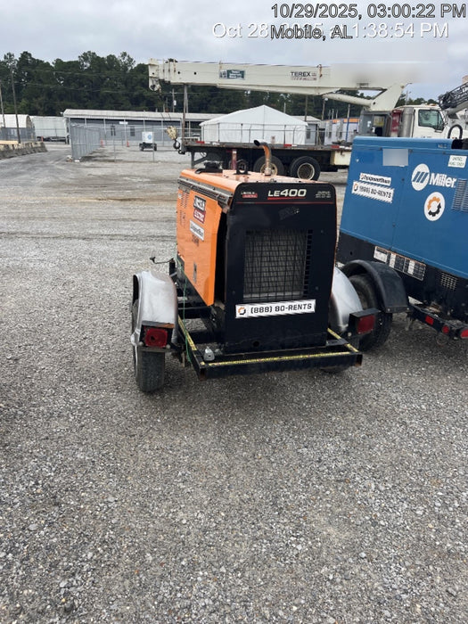 2022 Lincoln Electric LE400 Kubota V1505, Trlr, Cable Rack, Light Kit, ES Decals, T3