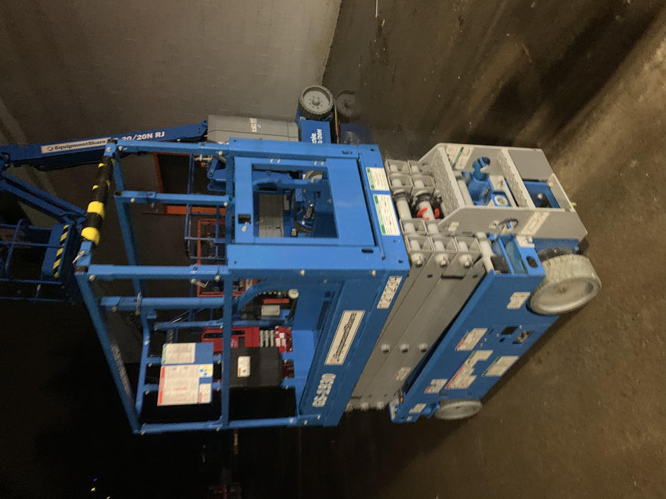 2020 Genie GS-1930 Solid Non Marking Tires, Beacon, Folding rails with half height swing gate, Telematics