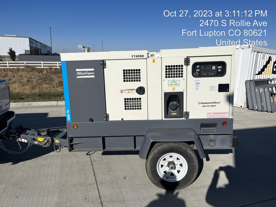 2021 ATLAS COPCO QAS 70