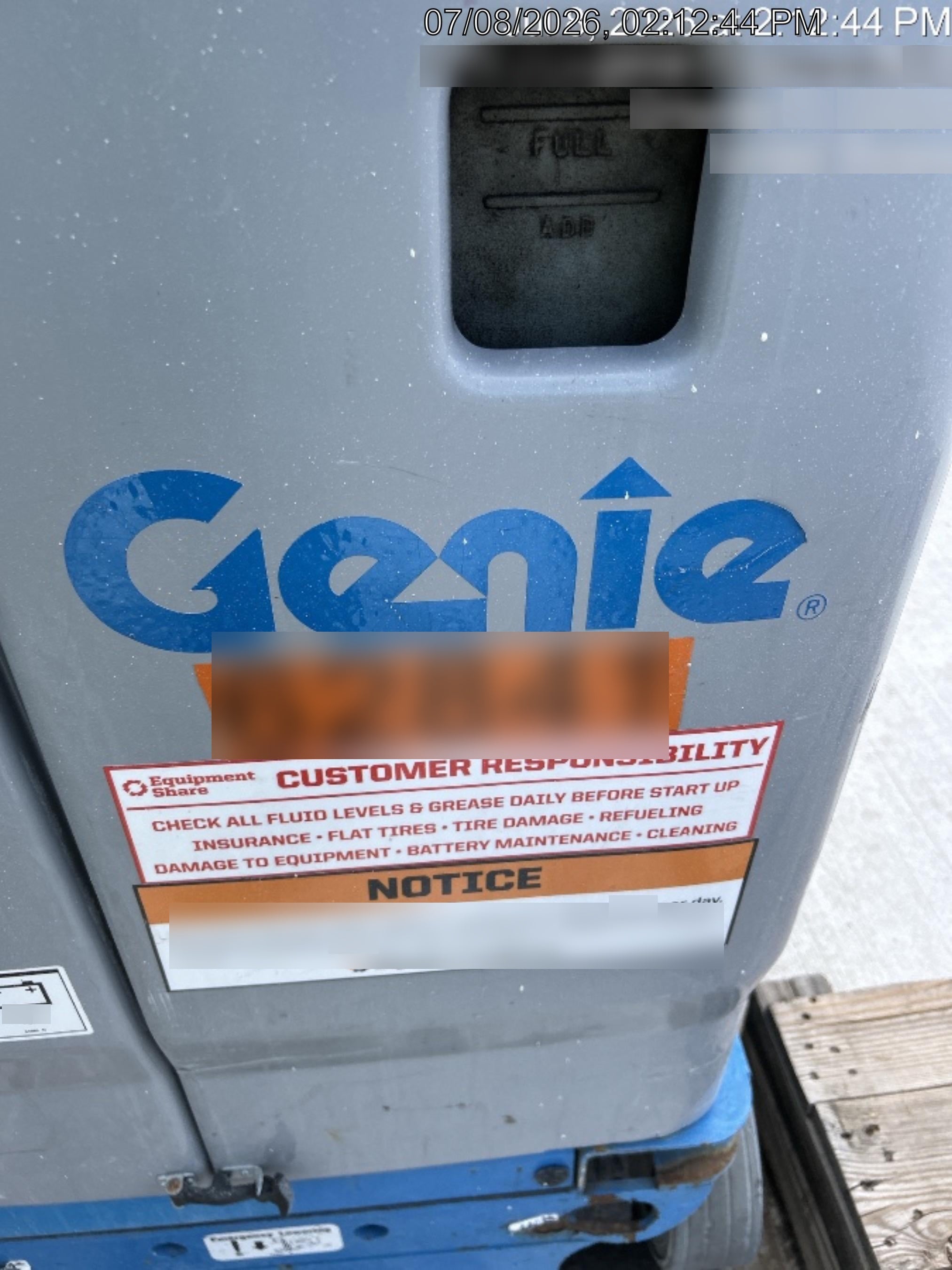 2019 GENIE GR-20