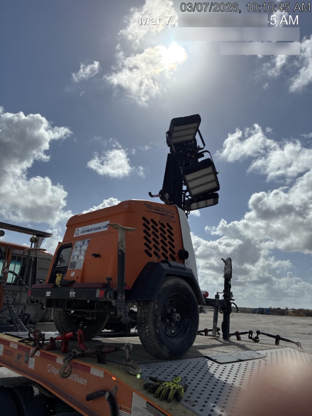 2023 Generac MLT2 Diesel, Flex Switch 120V Input, Powerzone Controller, 
(4) 320W LED Lights, 4kW Generator, 39.9 Gal Fuel Tank, 2" Ball, T3
