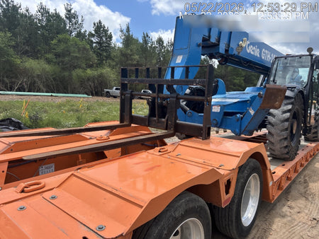 2019 Genie GTH-1056 Genie GTH-1056 w/CAB, Solid Tires, Work Lights, 60" carriage/forks, cab mesh, beacon