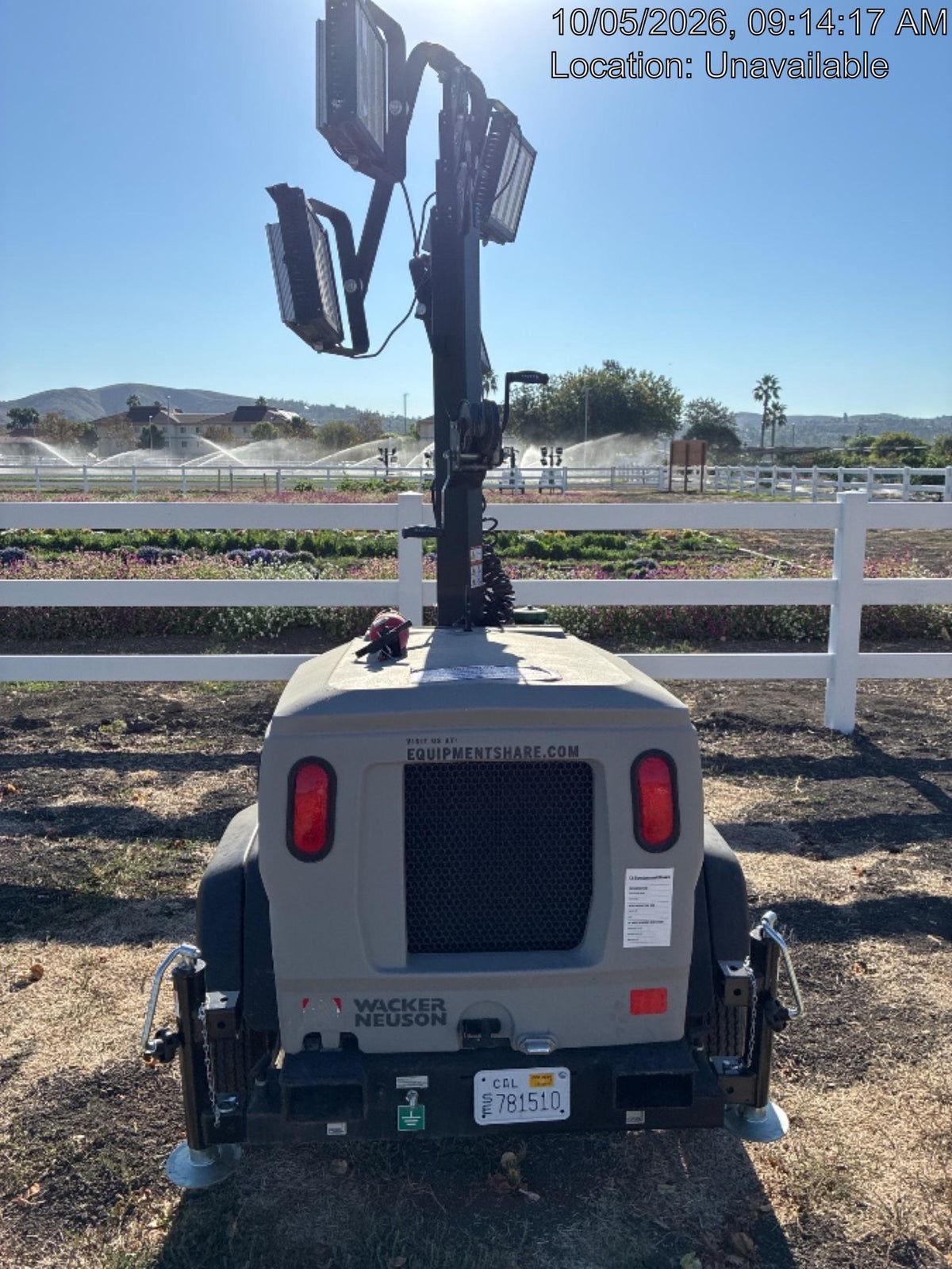 2024 Wacker Neuson LTT4 Diesel, Kohler KDW702, Deep Sea Controller, Auto Start, LED 320W, Bypass Outlet, T3