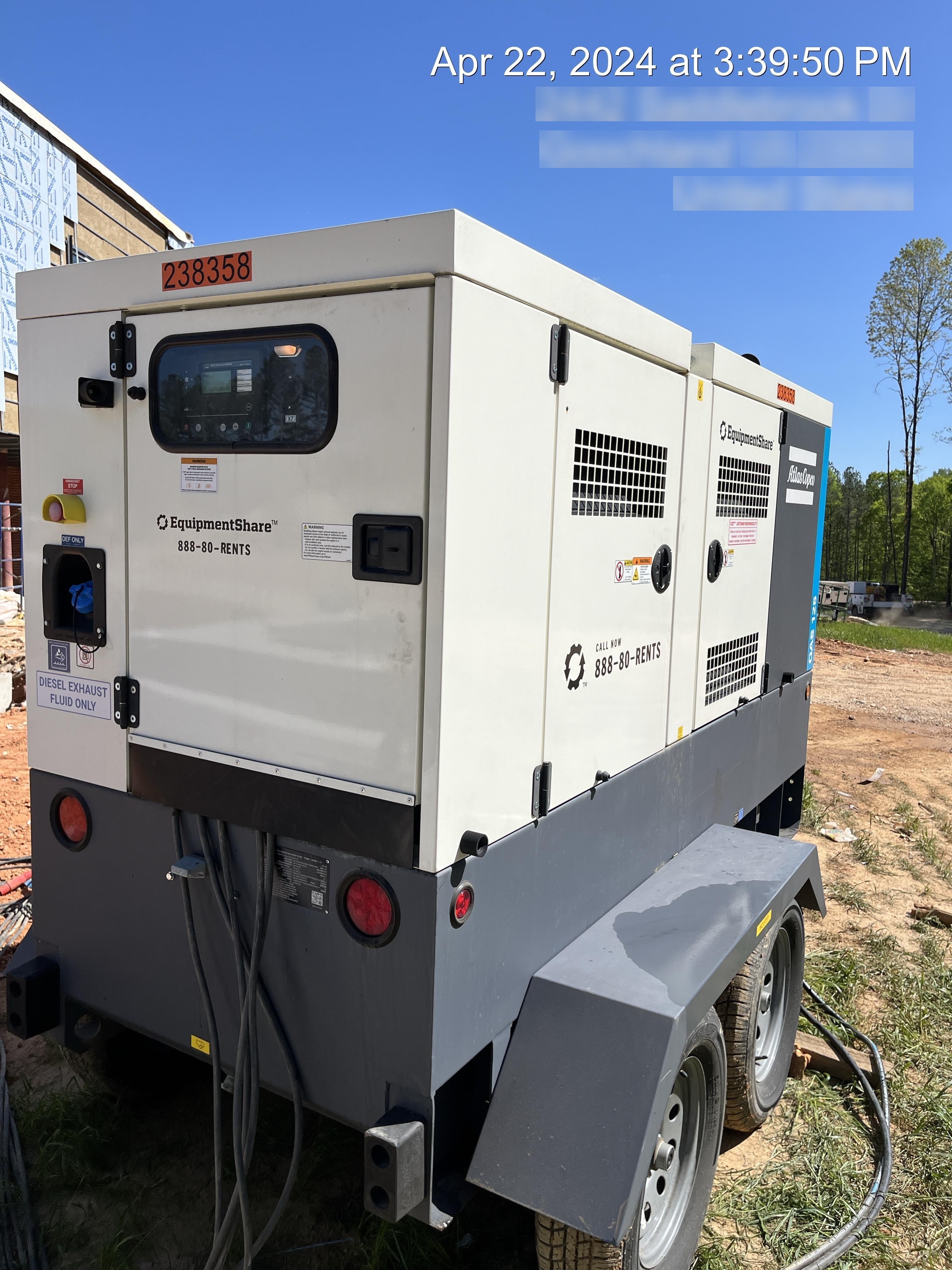 2022 ATLAS COPCO QAS 125