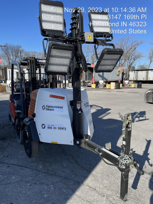 2023 Generac MLT2 Diesel, Flex Switch 120V Input, Powerzone Controller, 
(4) 320W LED Lights, 4kW Generator, 39.9 Gal Fuel Tank, 2" Ball, T3