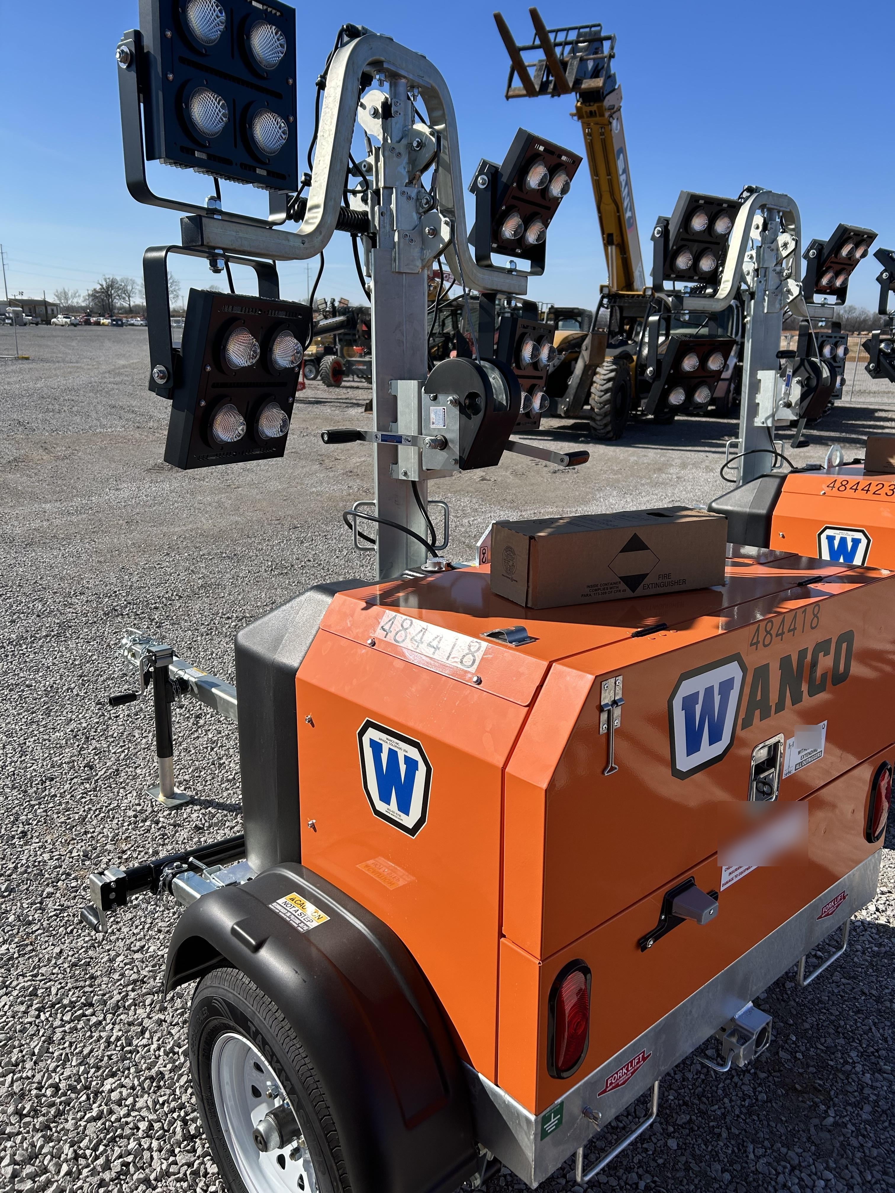 2024 Wanco WLTT-4MM4K Diesel, Mitsubishi L2E, 9.0HP @1800 rpm, Deep Sea Controller, Shore Power Plug, Auto Start, (4) 350W LED Floodlights, 4kW Generator, 60 Gal Fuel Tank, 2" Ball, T3