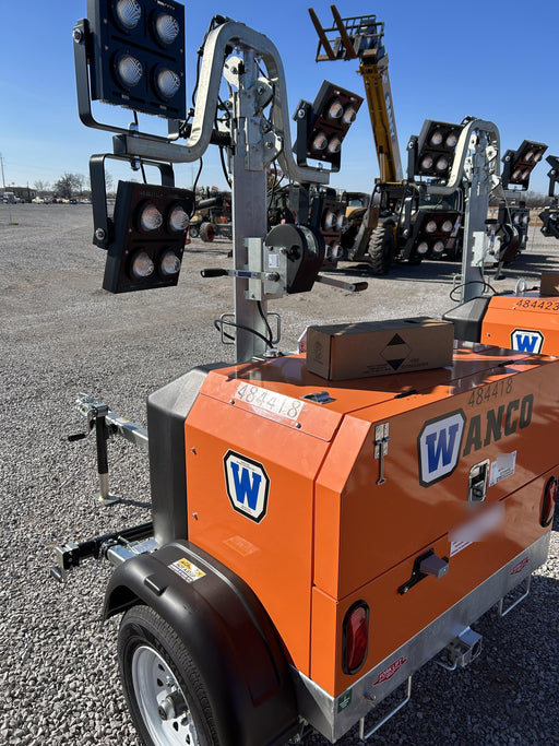 2024 Wanco WLTT-4MM4K Diesel, Mitsubishi L2E, 9.0HP @1800 rpm, Deep Sea Controller, Shore Power Plug, Auto Start, (4) 350W LED Floodlights, 4kW Generator, 60 Gal Fuel Tank, 2" Ball, T3