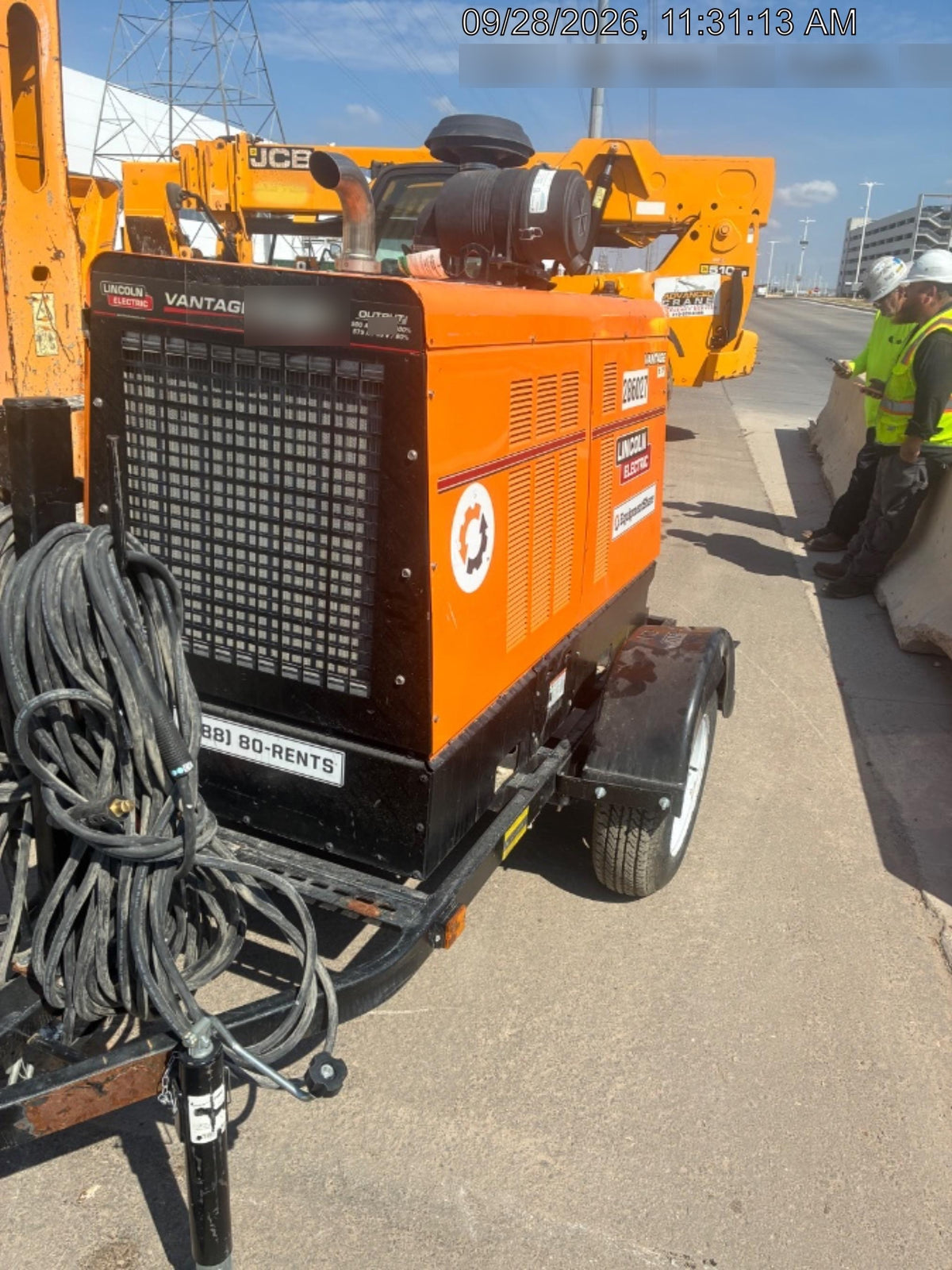 2022 Lincoln Electric Vantage 549X Crosslink Technology, Trailer Mounted, ES Decals, T3