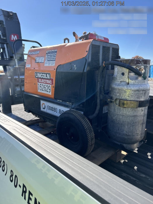 2021 Lincoln Electric Ranger 305 LPG LPG One-Pak (includes undercarriage, tank holder & tank strap) ORANGE