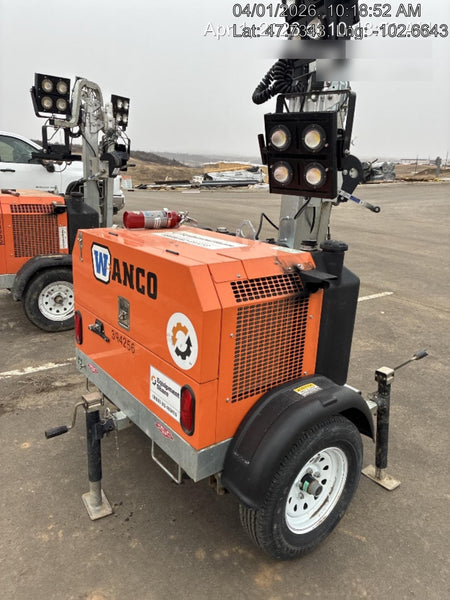 2024 Wanco WLTT-4MM4K Diesel, Deep Sea Controller, Shore Power Plug, Auto Start, (4) 350W LED Floodlights, 4kW Generator, 60 Gal Fuel Tank, 2" Ball, T3