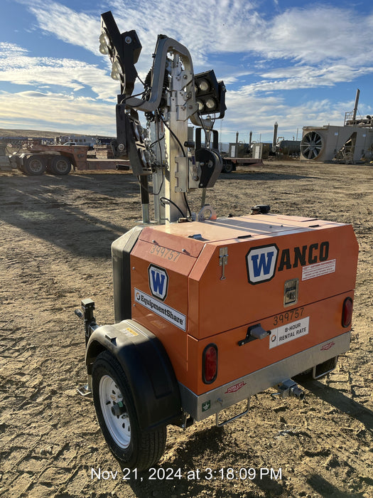 2024 Wanco WLTT-4MM4K Diesel, Deep Sea Controller, Shore Power Plug, Auto Start, (4) 350W LED Floodlights, 4kW Generator, 60 Gal Fuel Tank, 2" Ball, T3