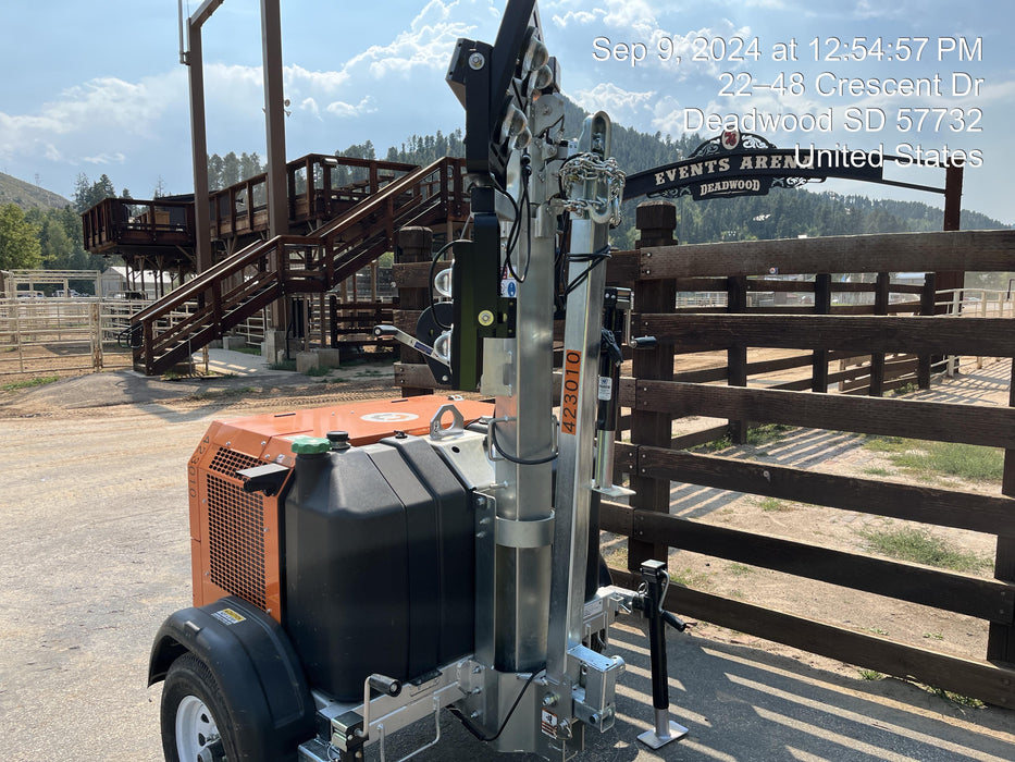 2024 Wanco WLTT-4MM4K Diesel, Deep Sea Controller, Shore Power Plug, Auto Start, (4) 350W LED Floodlights, 4kW Generator, 60 Gal Fuel Tank, 2" Ball, T3