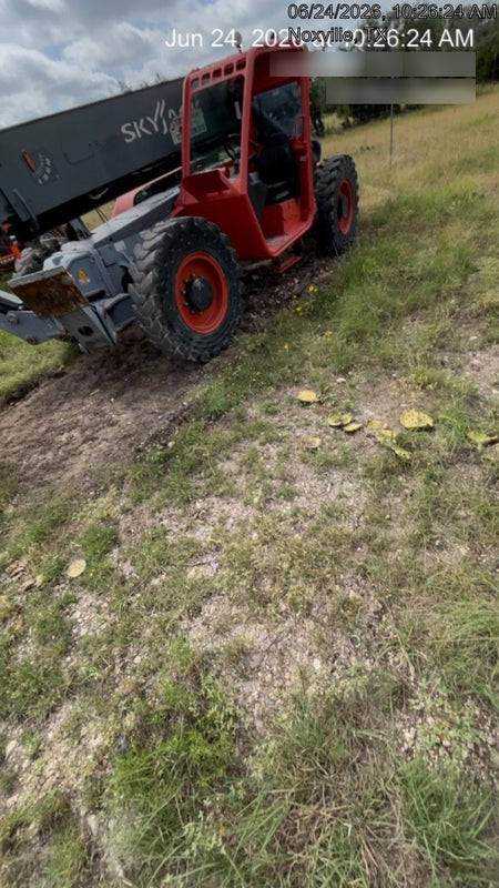 2018 Skyjack SJ1056 TH Skyjack 1056 TH Telehandler w/Open ROPS, Work Lights/Beacon, Solid Tires, 60" Carriage and Forks