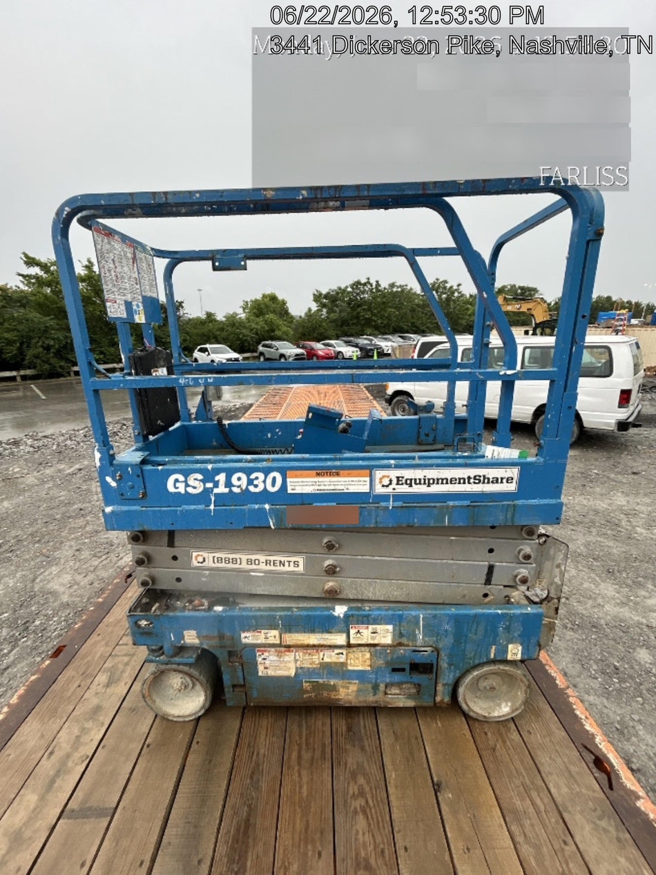 2019 Genie GS-1930 Fixed Rails with Chain Entry