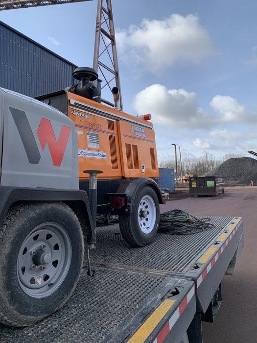 2021 Lincoln Electric Vantage 549X Ready Pak 3, ORANGE (includes trailer, cable rack, fender light kit)