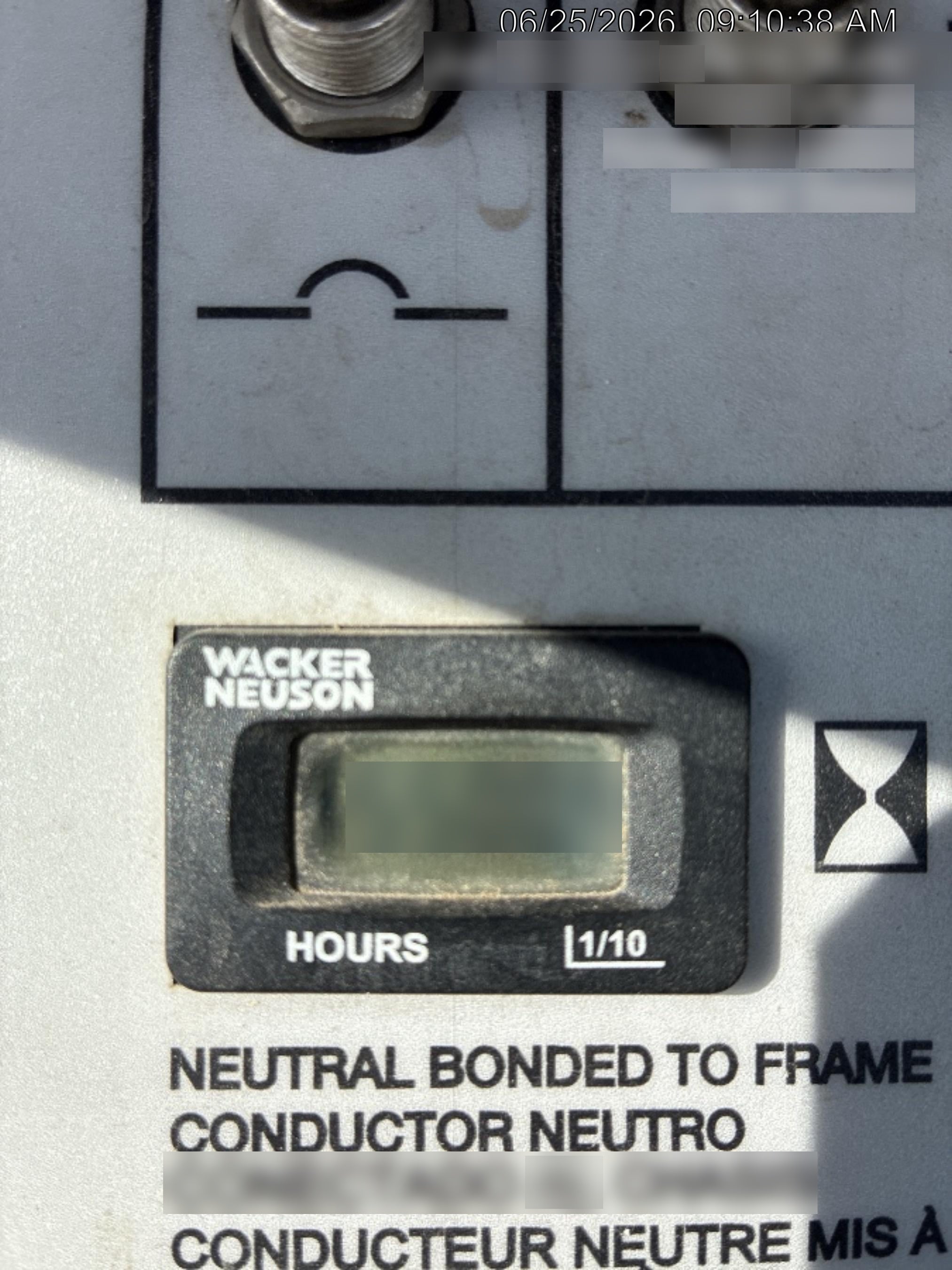 Wacker Neuson LTV6K-MH Power mast, 1100W MH, Fuel Sensors, Wiring Harness