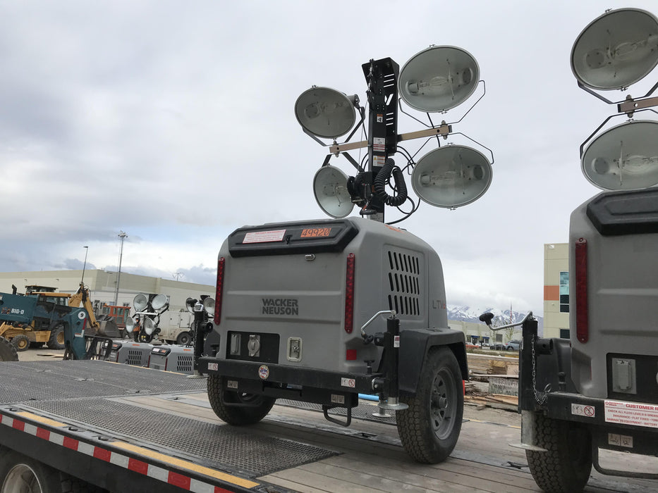 2019 Wacker Neuson LTV6L-MH Mobile Light Tower w/Fuel Level Sensor Installed
