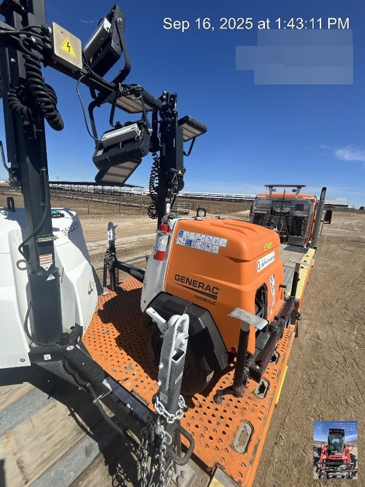 2024 Generac MLT2 Diesel, Flex Switch 120V Input, Powerzone Controller, 
(4) 320W LED Lights, 4kW Generator, 39.9 Gal Fuel Tank, 2" Ball, T3