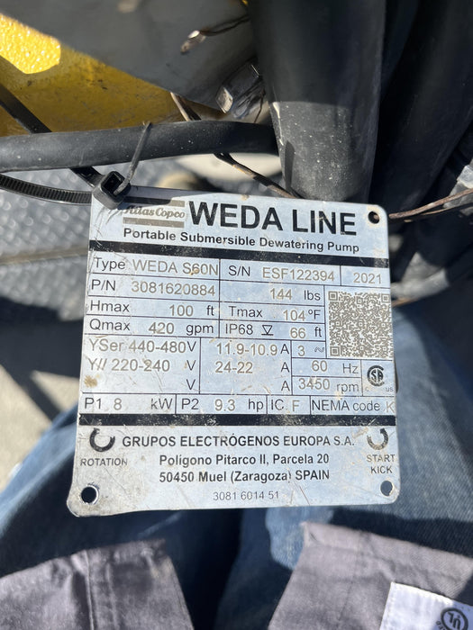 2022 ATLAS COPCO S60 N