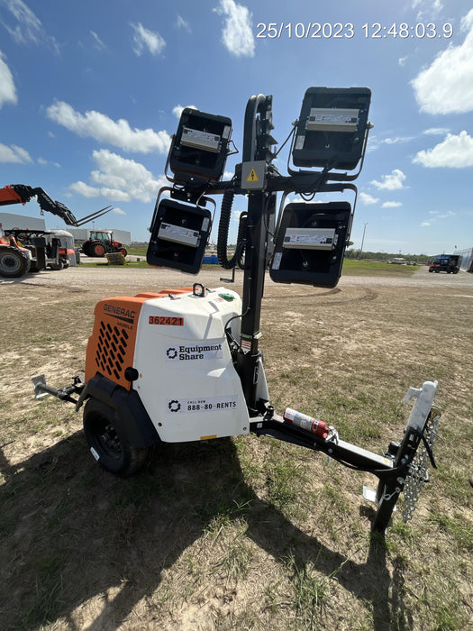 2023 Generac MLT2 Diesel, Flex Switch 120V Input, Powerzone Controller, 
(4) 320W LED Lights, 4kW Generator, 39.9 Gal Fuel Tank, 2" Ball, T3