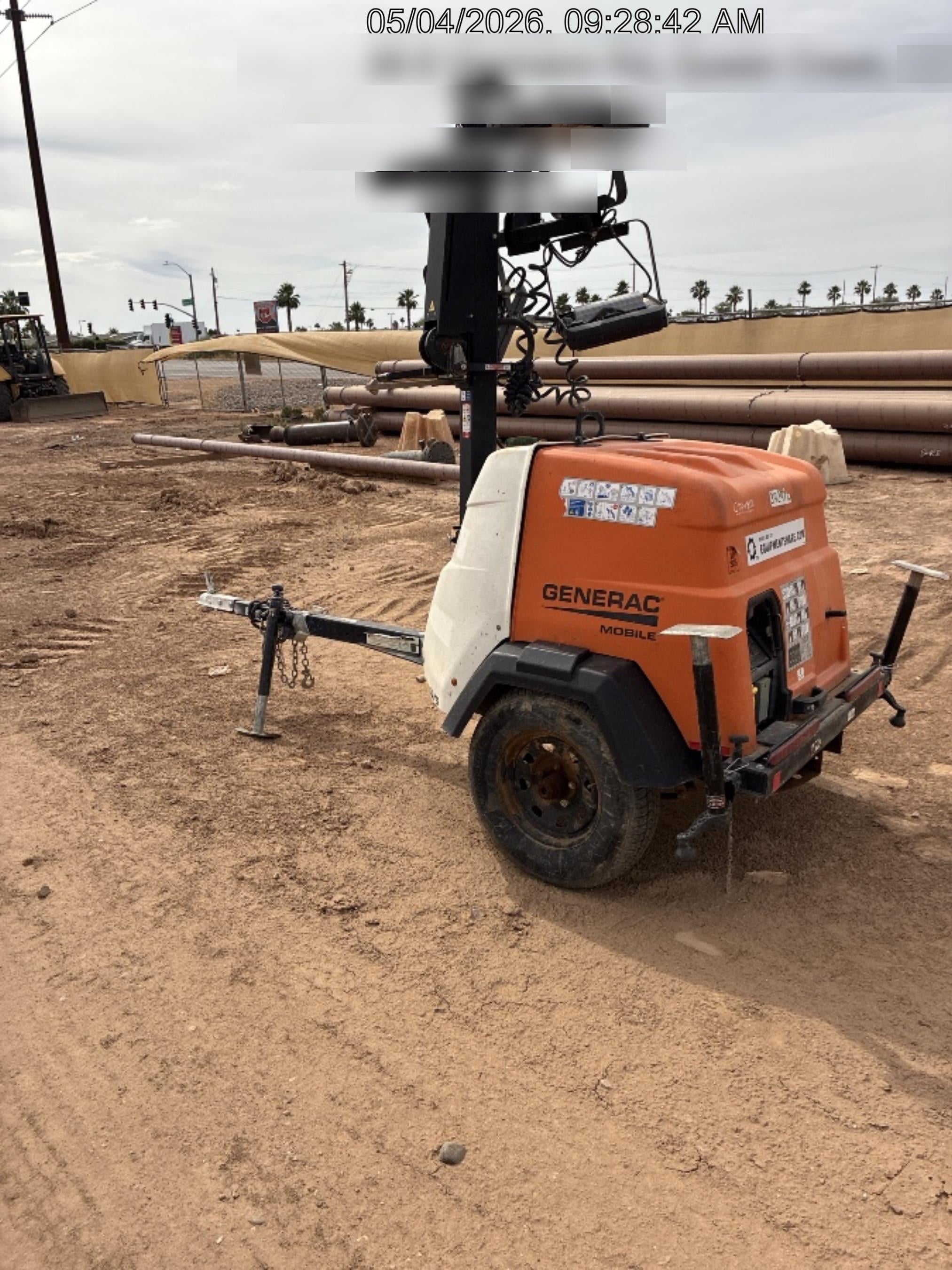 2024 Generac MLT2 Diesel, Flex Switch 120V Input, Powerzone Controller, 
(4) 320W LED Lights, 4kW Generator, 39.9 Gal Fuel Tank, 2" Ball, T3